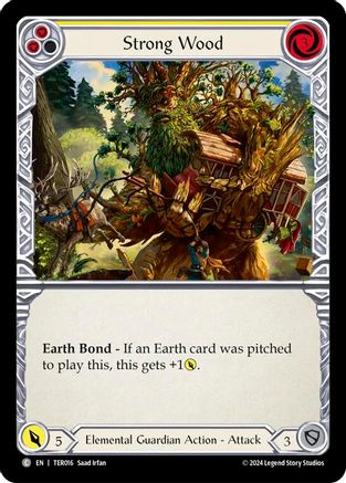Image of Strong Wood (Yellow) [TER016] (1st Strike)