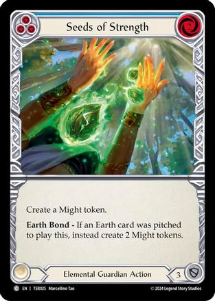 Image of Seeds of Strength (Blue) [TER025] (1st Strike)