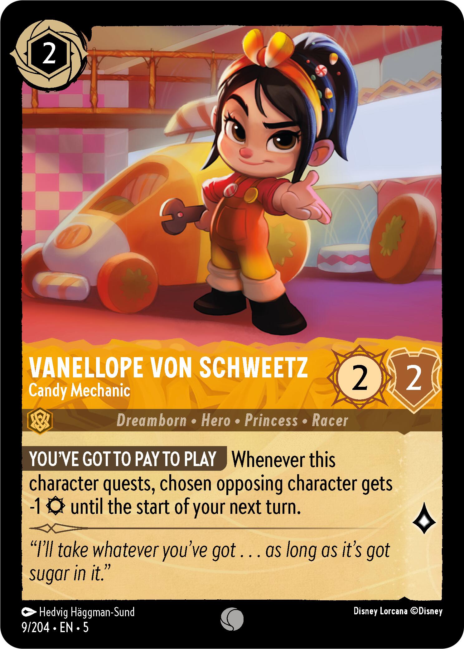 Image of Vanellope von Schweetz - Candy Mechanic (9/204) [Shimmering Skies]