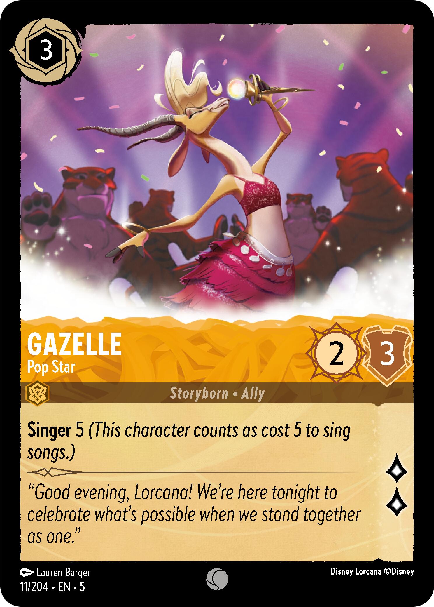 Image of Gazelle - Pop Star (11/204) [Shimmering Skies]