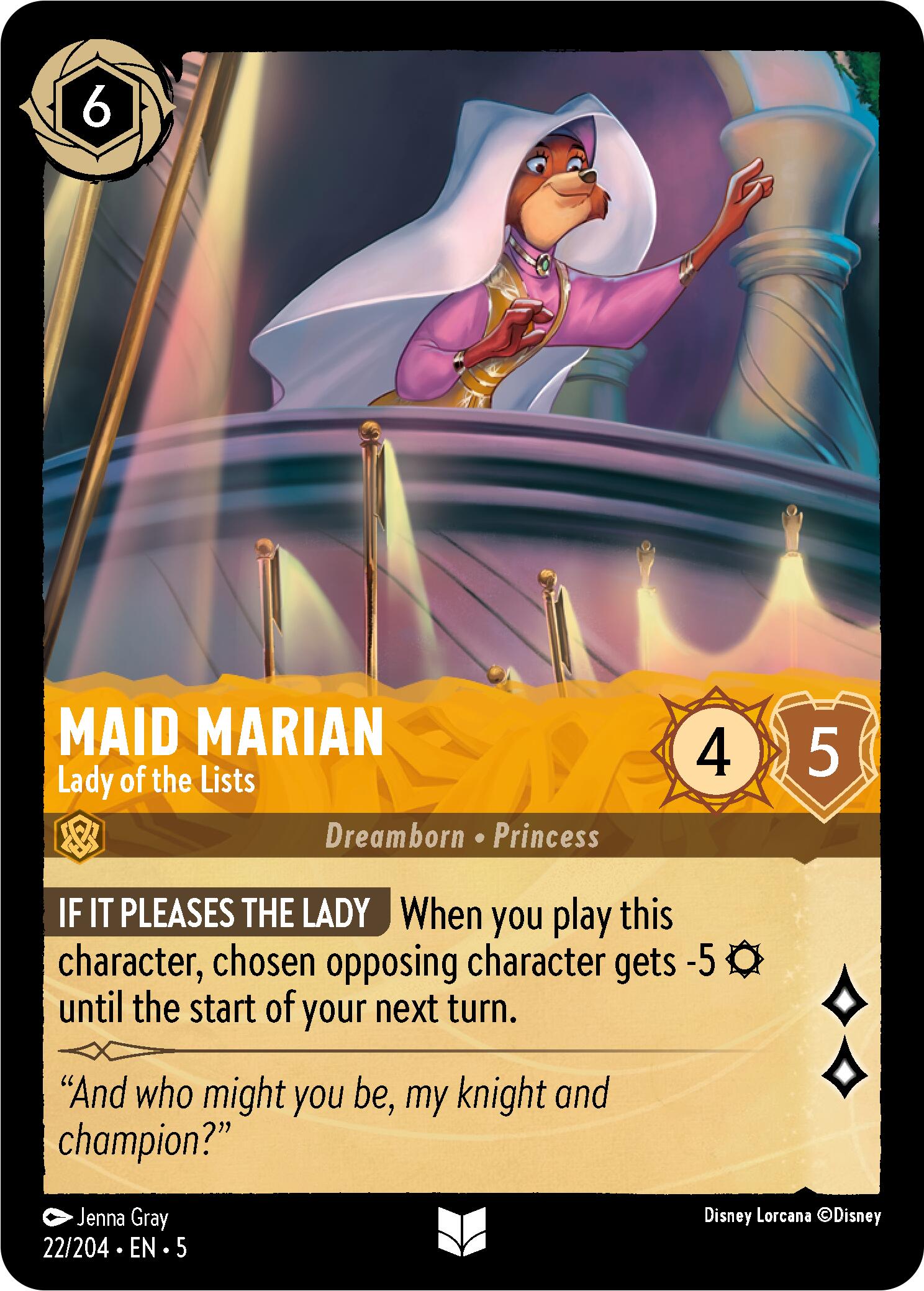Image of Maid Marian - Lady of the Lists (22/204) [Shimmering Skies]