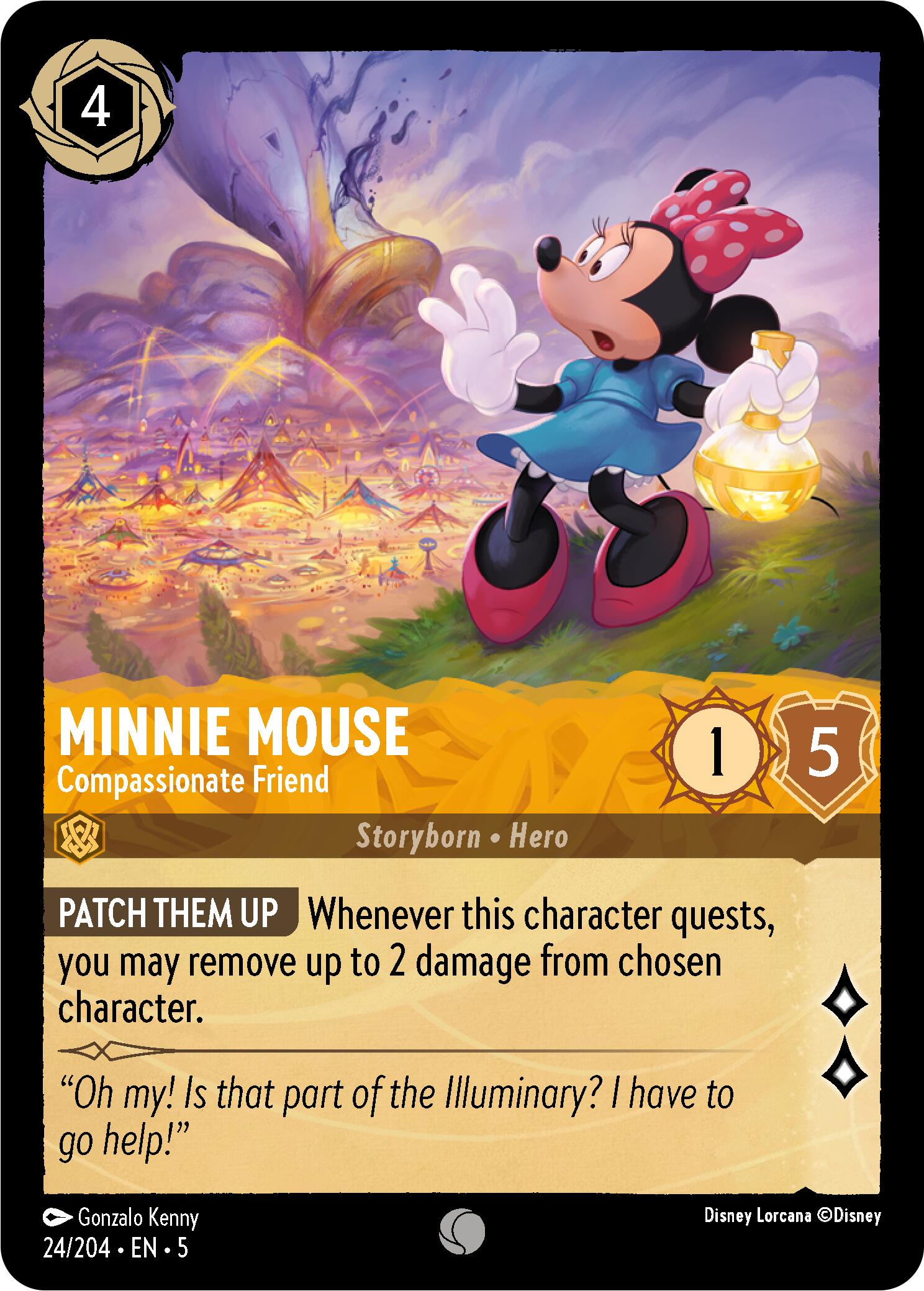 Image of Minnie Mouse - Compassionate Friend (24/204) [Shimmering Skies]