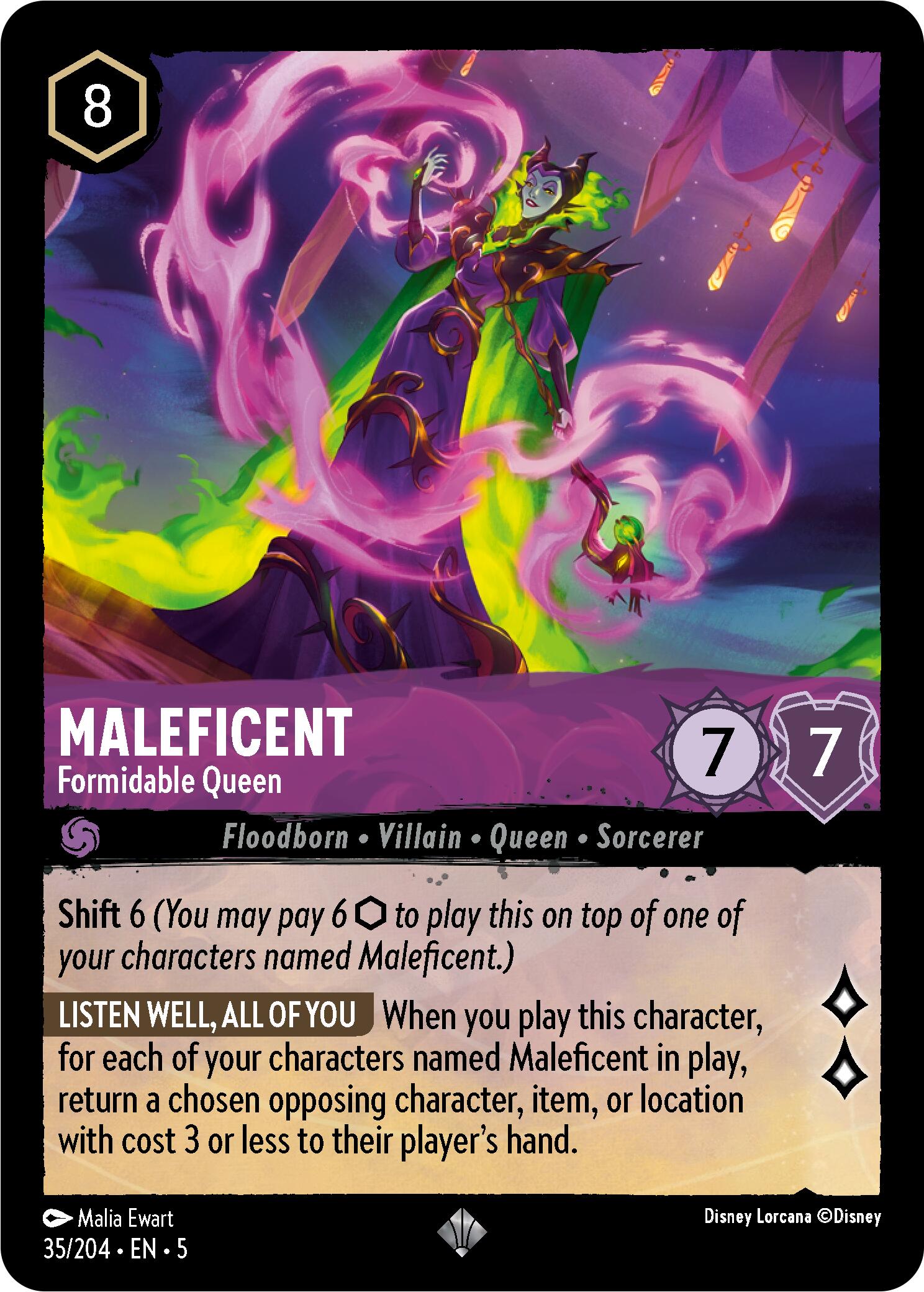 Image of Maleficent - Formidable Queen (35/204) [Shimmering Skies]
