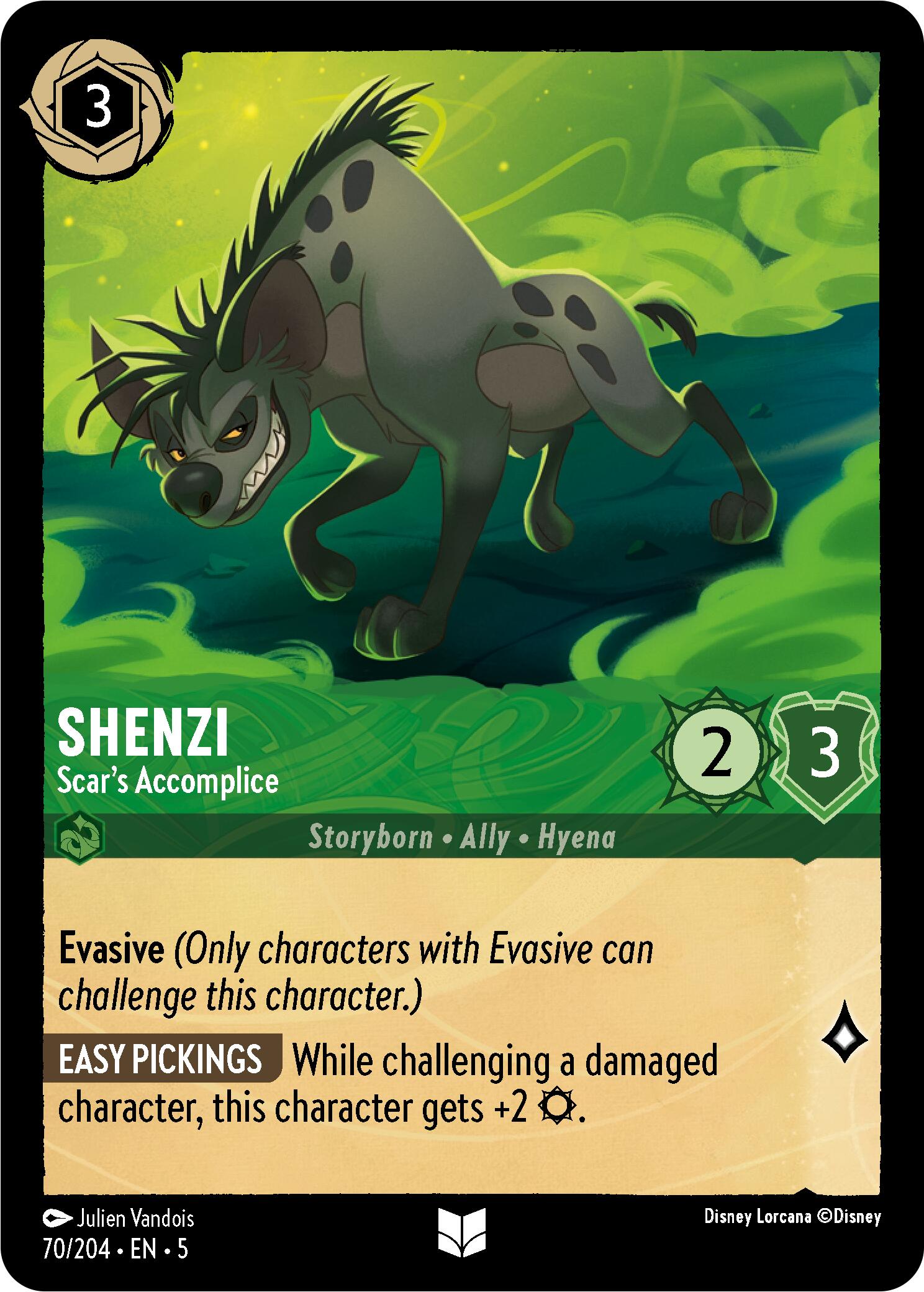 Image of Shenzi - Scar's Accomplice (70/204) [Shimmering Skies]