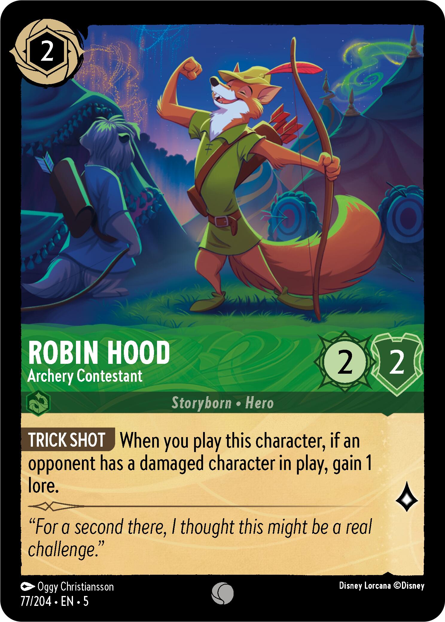 Image of Robin Hood - Archery Contestant (77/204) [Shimmering Skies]