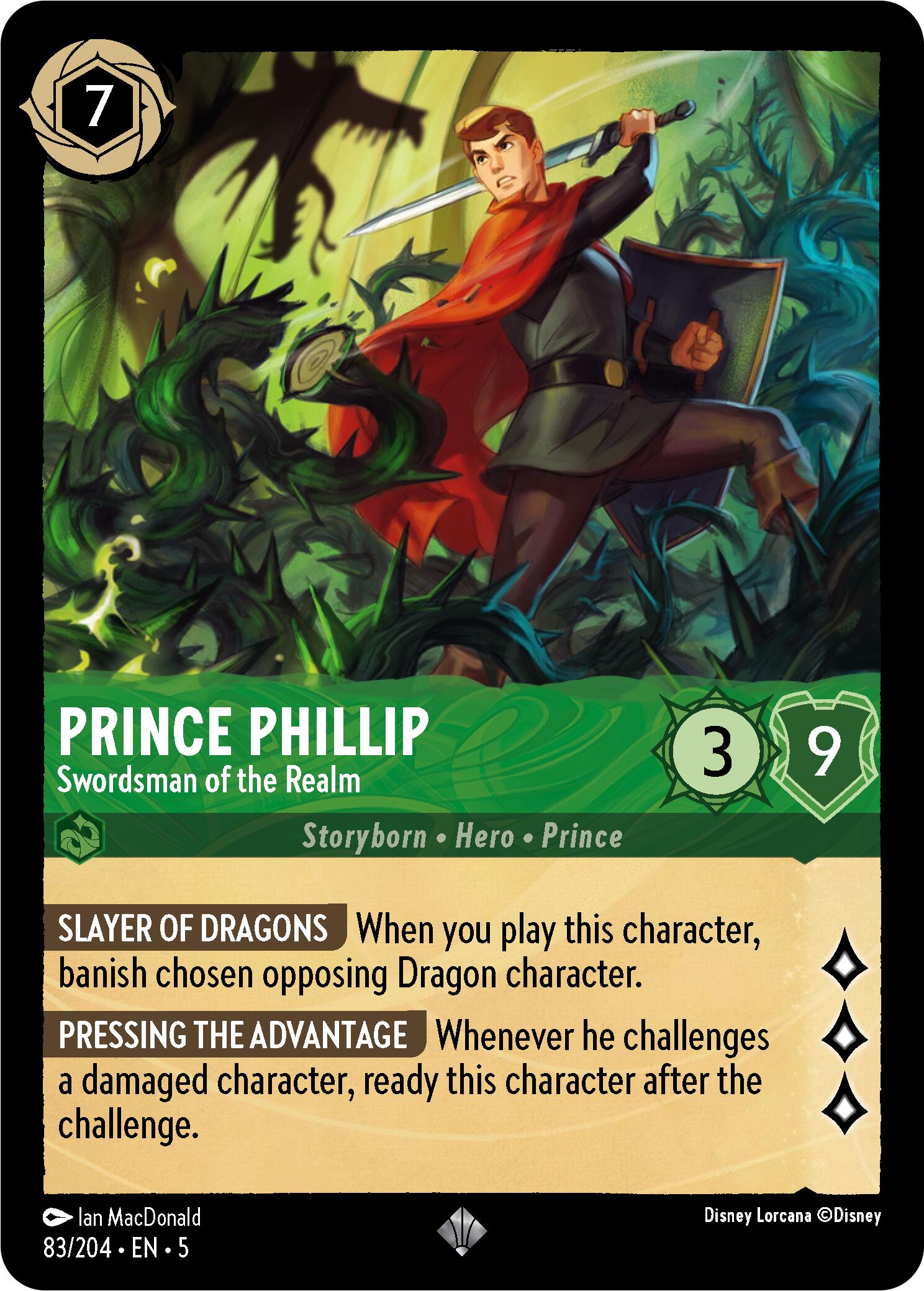 Image of Prince Phillip - Swordsman of the Realm (83/204) [Shimmering Skies]