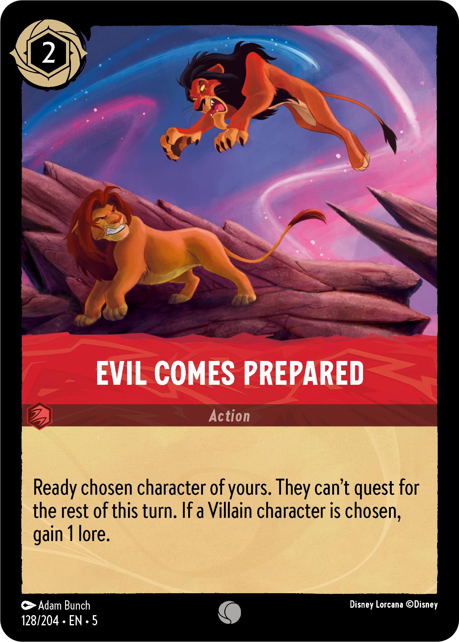 Image of Evil Comes Prepared (128/204) [Shimmering Skies]