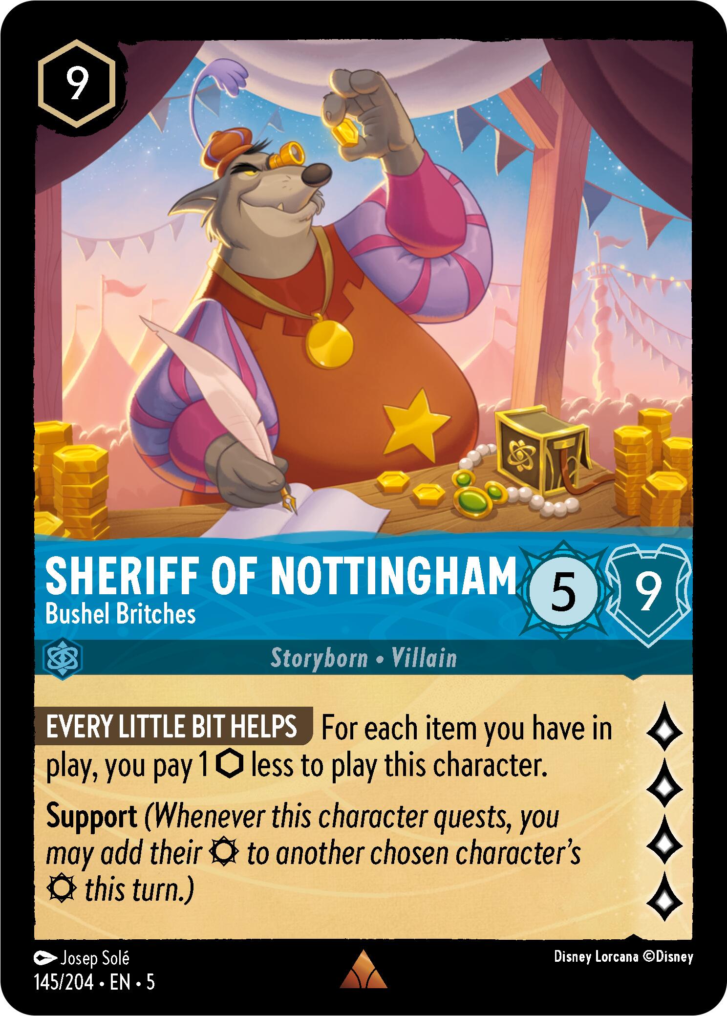 Image of Sheriff of Nottingham - Bushel Britches (145/204) [Shimmering Skies]