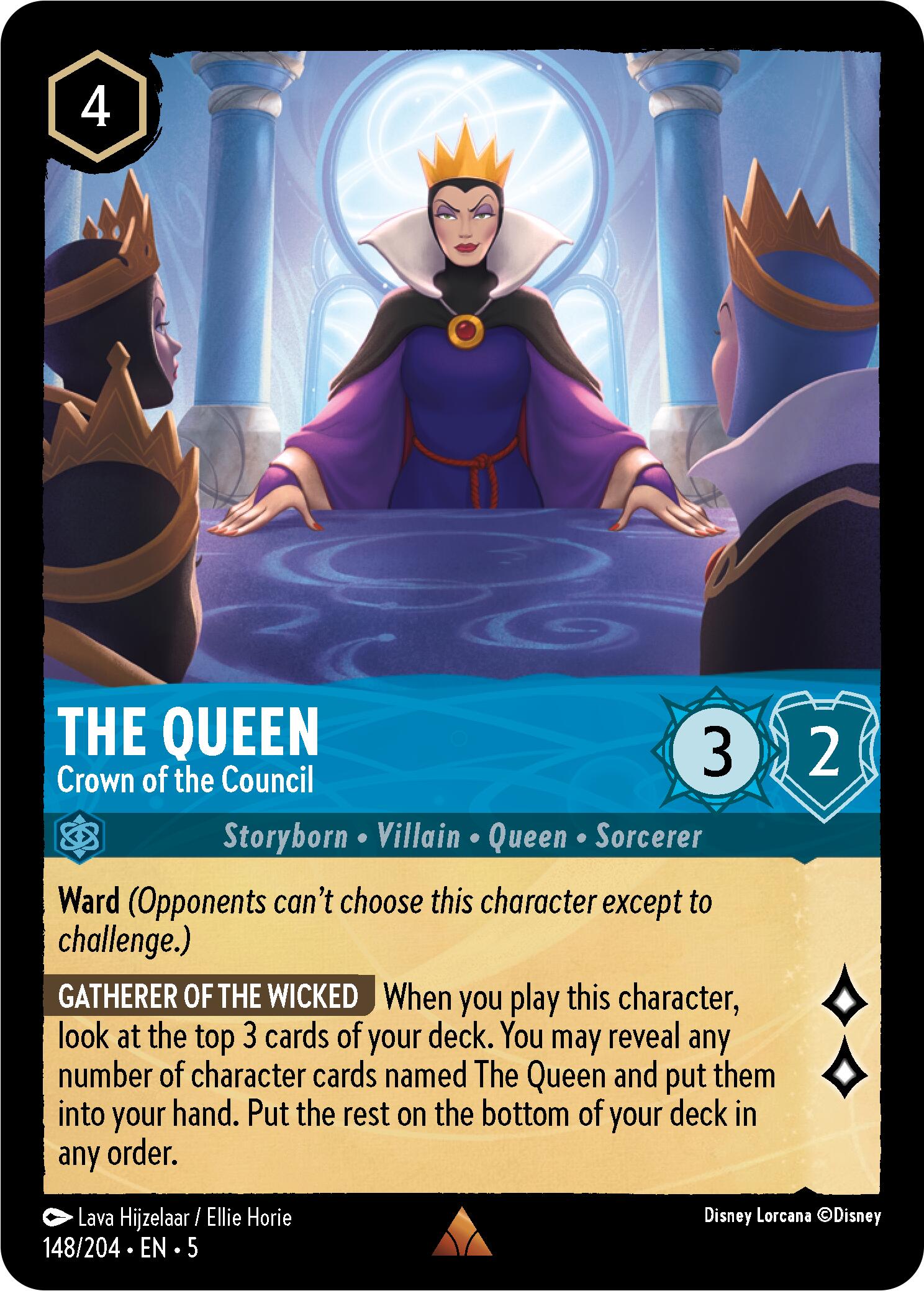 Image of The Queen - Crown of the Council (148/204) [Shimmering Skies]