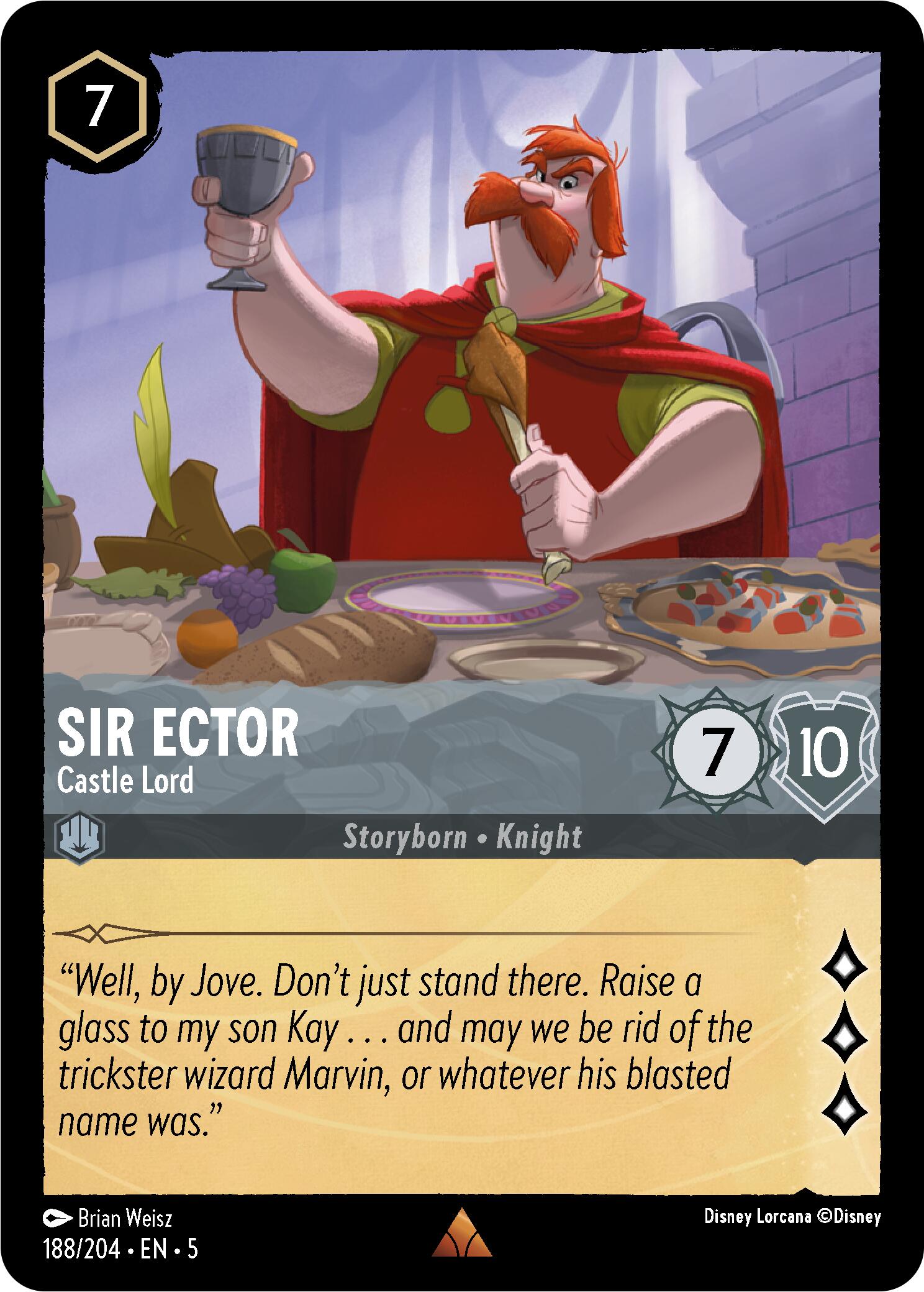 Image of Sir Ector - Castle Lord (188/204) [Shimmering Skies]