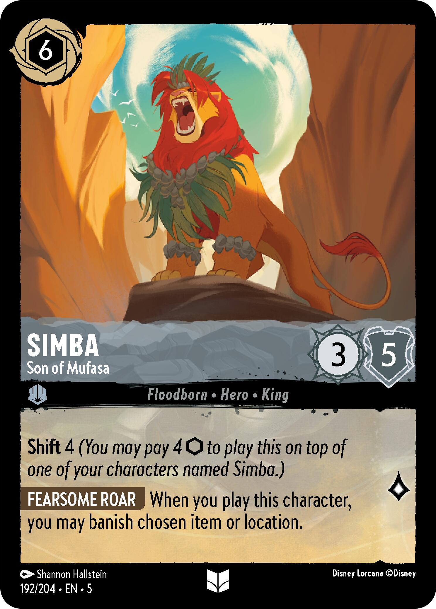 Image of Simba - Son of Mufasa (192/204) [Shimmering Skies]
