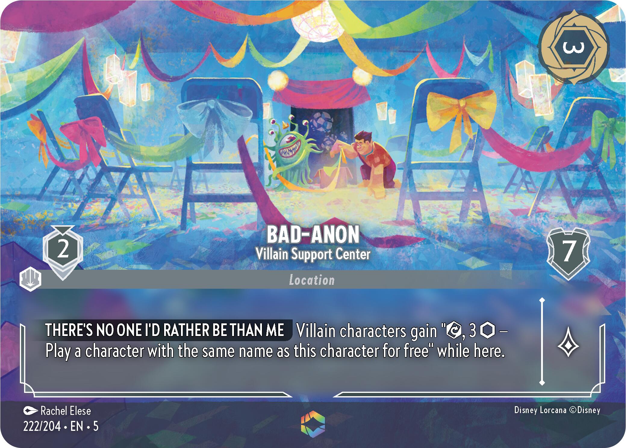 Image of Bad-Anon - Villain Support Center (Enchanted) (222/204) [Shimmering Skies]