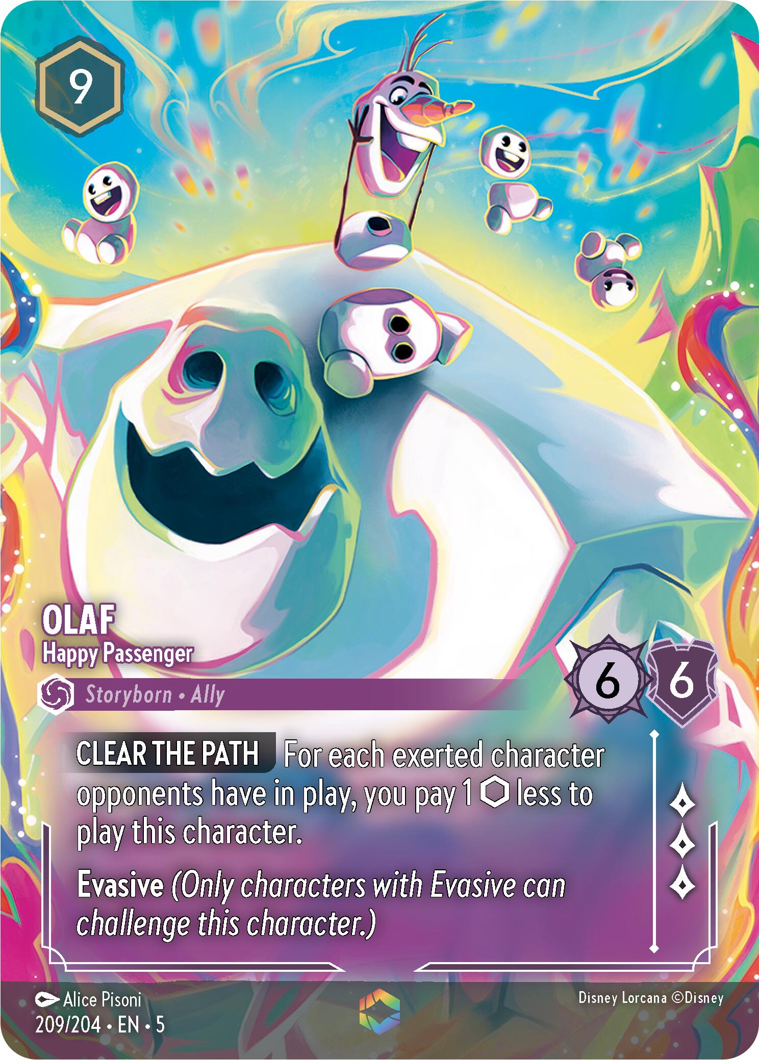 Image of Olaf - Happy Passenger (Enchanted) (209/204) [Shimmering Skies]