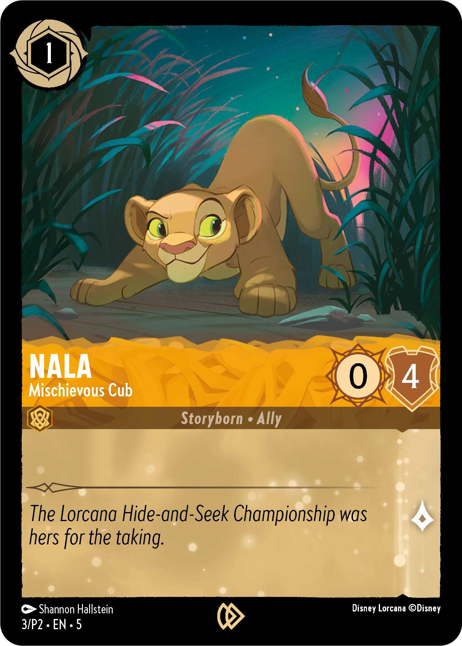 Image of Nala - Mischievous Cub (3) [Promo Cards]