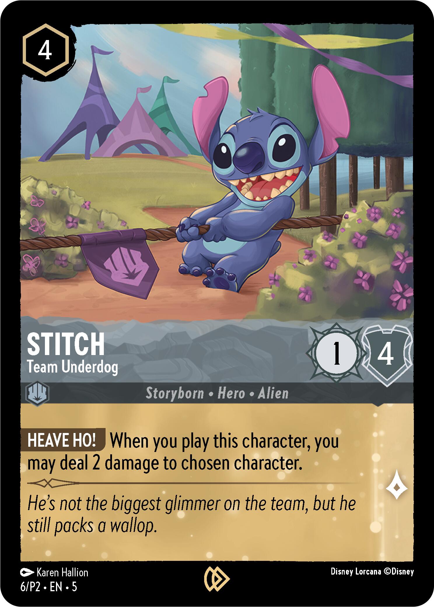 Image of Stitch - Team Underdog (6) [Promo Cards]