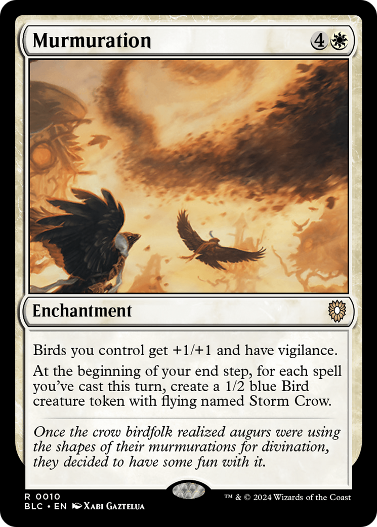 Image of Murmuration [Bloomburrow Commander]