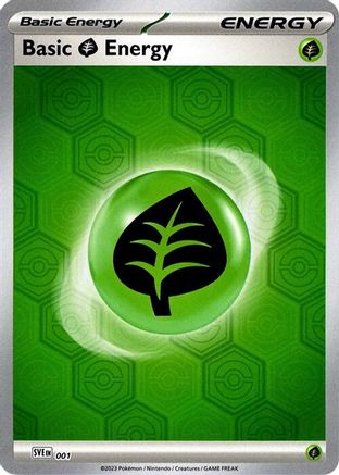 Image of Basic Grass Energy (001) [Scarlet & Violet: Shrouded Fable]