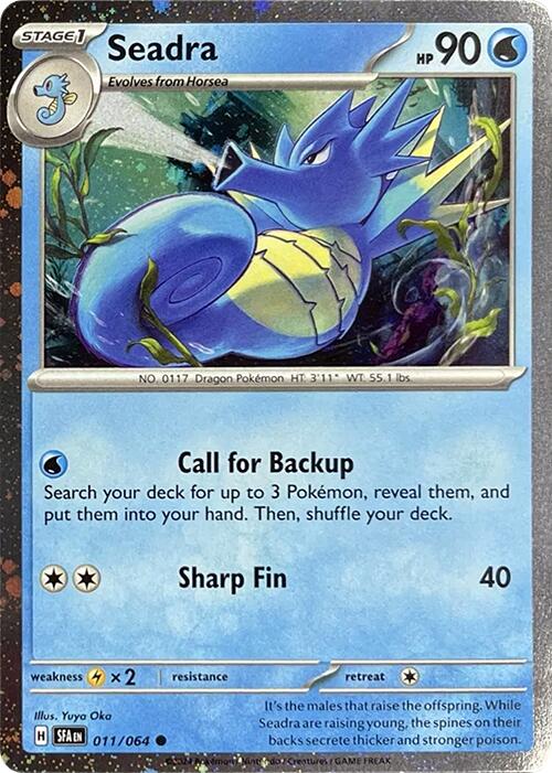Image of Seadra (011/064) (Cosmos Holo) [Miscellaneous Cards]