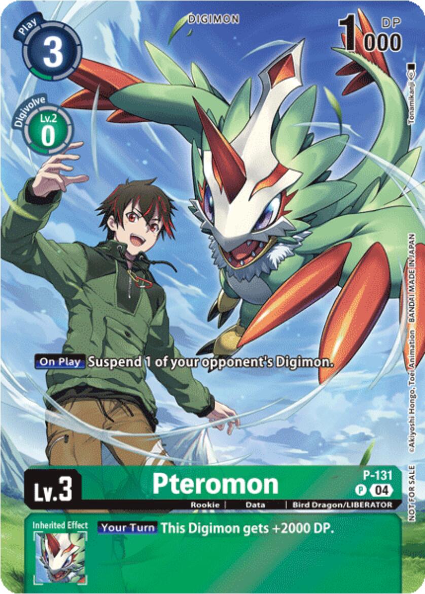 Image of Pteromon [P-131] (Digimon Liberator Promotion) (Textured) [Promotional Cards]