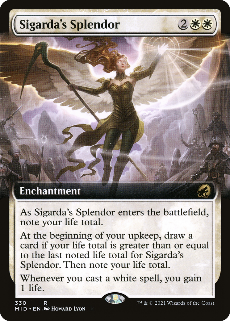 Image of Sigarda's Splendor (Extended Art) [Innistrad: Midnight Hunt]