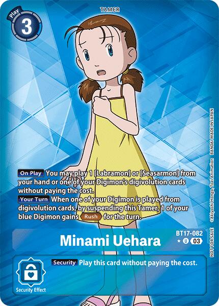 Image of Minami Uehara [BT17-082] (Box Promotion Pack: Secret Crisis) [Secret Crisis]