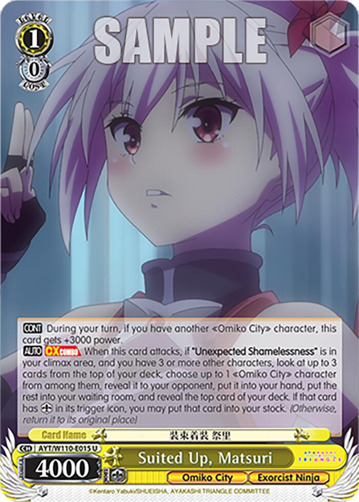 Image of Suited Up, Matsuri [Ayakashi Triangle]