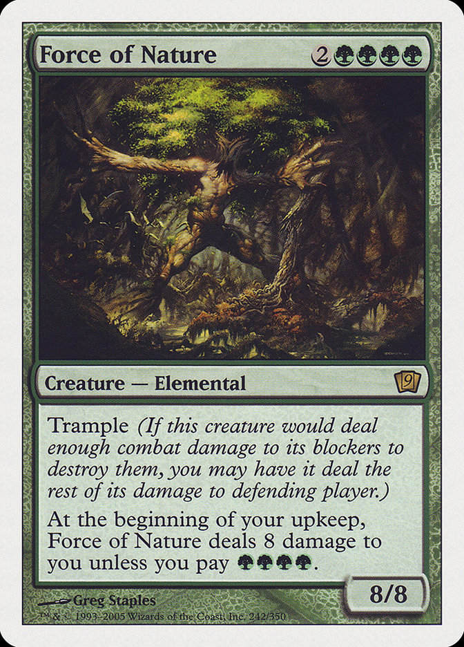 Image of Force of Nature (9th Edition) [Oversize Cards]