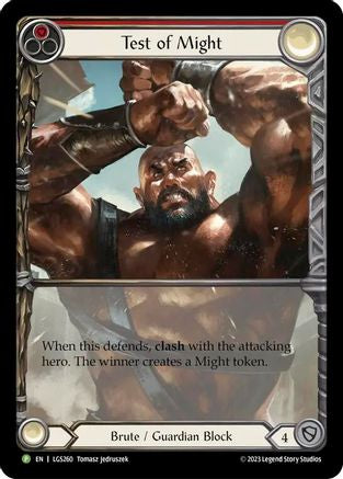 Image of Test of Might [LGS260] (Promo)  Rainbow Foil