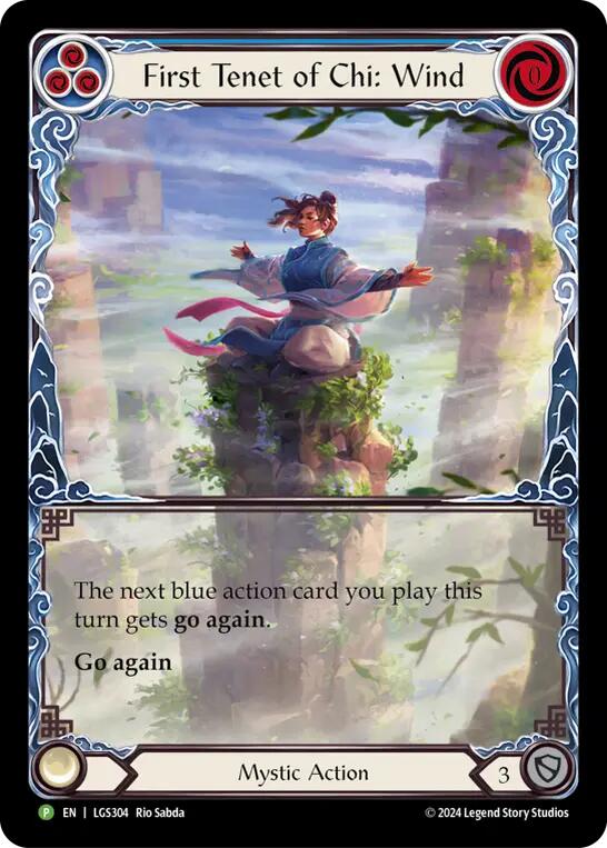 Image of First Tenet of Chi: Wind [LGS304] (Promo)  Rainbow Foil