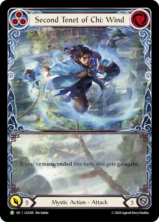 Image of Second Tenet of Chi: Wind [LGS305] (Promo)  Rainbow Foil