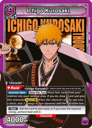 Image of Ichigo Kurosaki (104) (UE01ST/BLC-1-104) - UE01ST BLEACH ThousandYear Blood War Starter Deck Foil