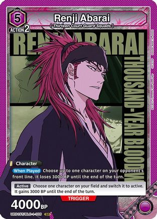Image of Renji Abarai (105) (UE01ST/BLC-1-105) - UE01ST BLEACH ThousandYear Blood War Starter Deck