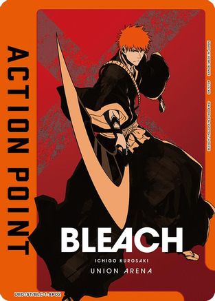 Image of Action Point Card (AP02) (Ichigo Kurosaki) (UE01ST/BLC-1-AP02) - UE01ST BLEACH ThousandYear Blood War Starter Deck Foil