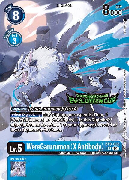 Image of WereGarurumon (X Antibody) [BT9-028] (2024 Evolution Cup) [X Record Promos]