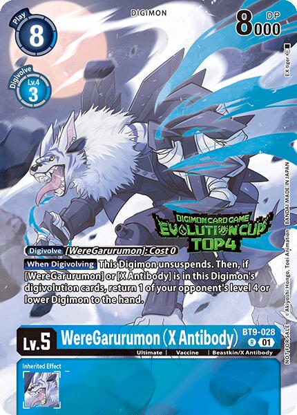 Image of WereGarurumon (X Antibody) [BT9-028] (2024 Evolution Cup Top 4) [X Record Promos]