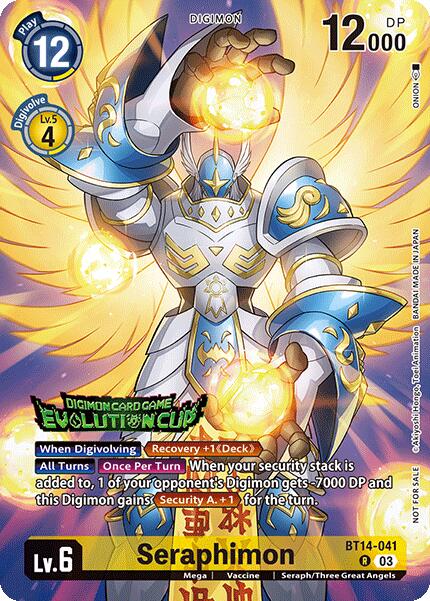 Image of Seraphimon [BT14-041] (2024 Evolution Cup) [Blast Ace]