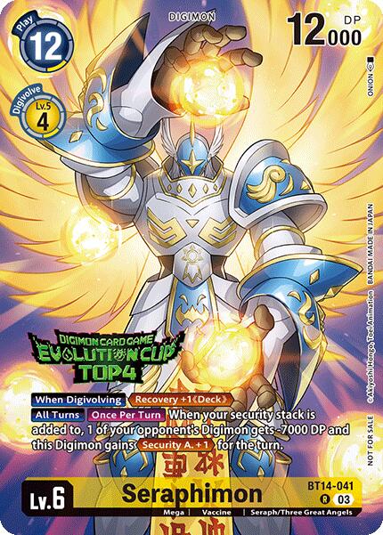 Image of Seraphimon [BT14-041] (2024 Evolution Cup Top 4) [Blast Ace]