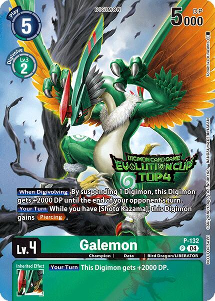 Image of Galemon [P-132] (2024 Evolution Cup Top 4) [Promotional Cards]