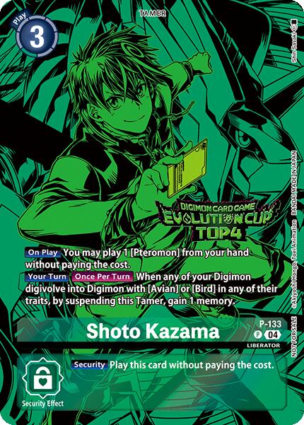 Image of Shoto Kazama [P-133] (2024 Evolution Cup Top 4) [Promotional Cards]