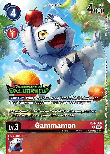 Image of Gammamon [RB1-006] (2024 Evolution Cup) [Resurgence Booster]