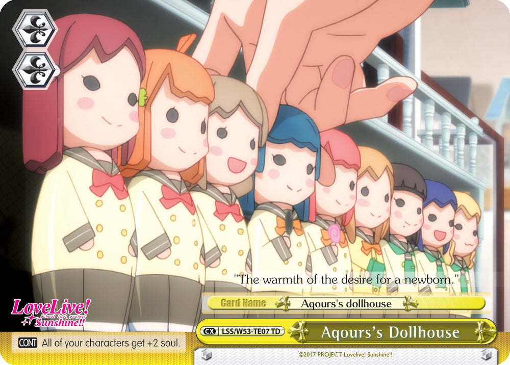 Aqours's Dollhouse (LSS/W53-TE07 TD) [Love Live! Sunshine!! Extra Booster]