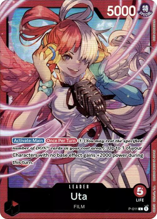Image of Uta (P-011) (Premium Card Collection -Uta-) [One Piece Promotion Cards]