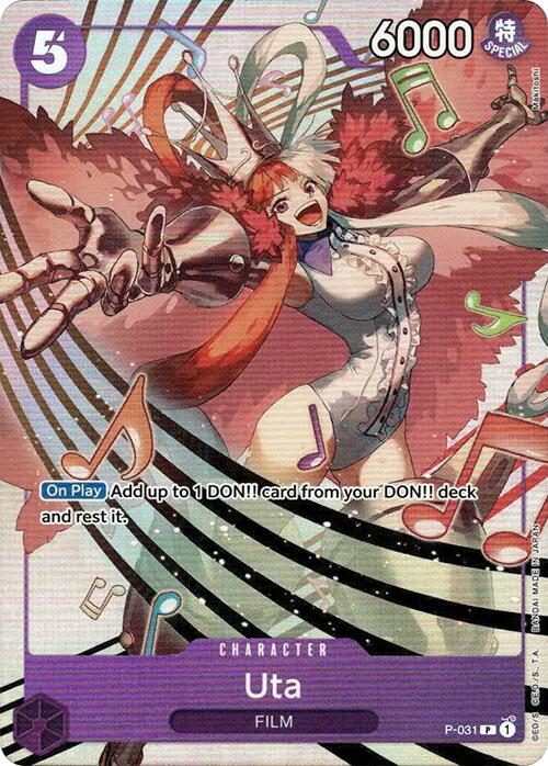 Image of Uta (P-031) (Premium Card Collection -Uta-) [One Piece Promotion Cards]
