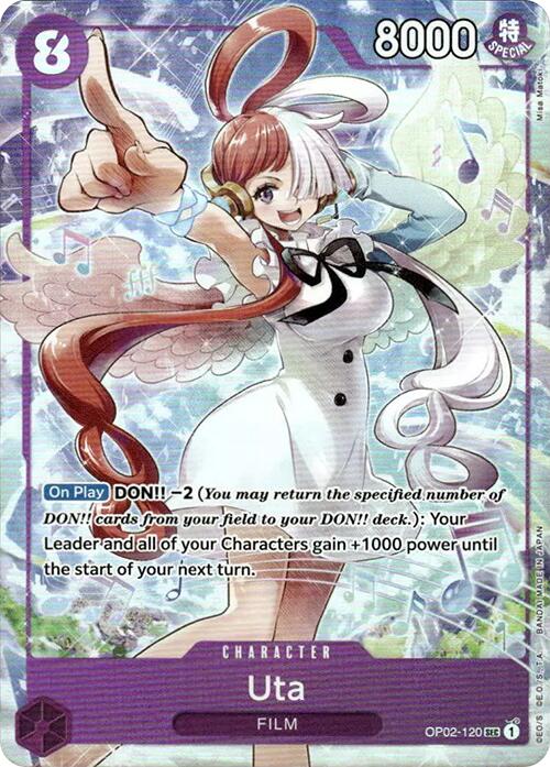 Image of Uta (OP02-120) (Premium Card Collection -Uta-) [One Piece Promotion Cards]