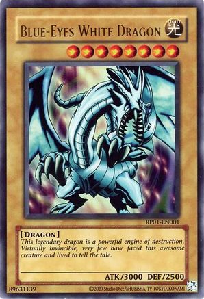 Image of Blue-Eyes White Dragon [RP01-EN001] Ultra Rare