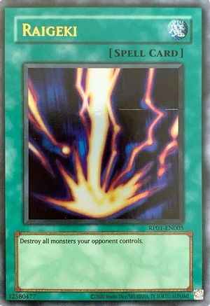 Image of Raigeki [RP01-EN005] Ultra Rare