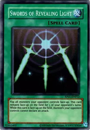 Image of Swords of Revealing Light [RP01-EN012] Super Rare