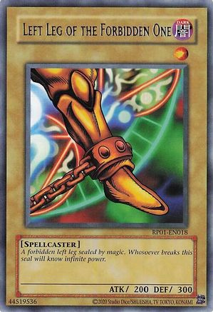 Image of Left Leg of the Forbidden One [RP01-EN018] Rare
