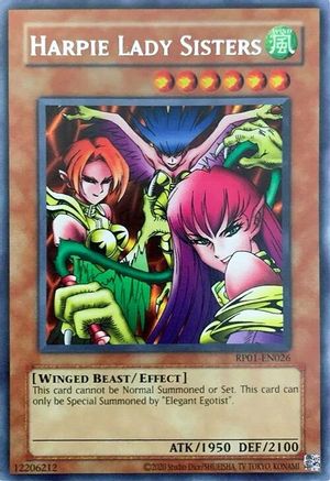 Image of Harpie Lady Sisters [RP01-EN026] Rare