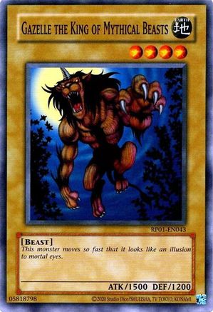 Image of Gazelle the King of Mythical Beasts [RP01-EN043] Common